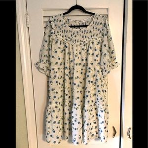 Jupe NYC floral swing dress